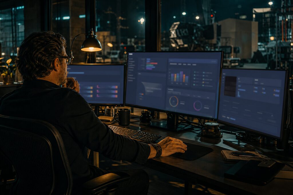 CrewGuide dashboard előnézet
